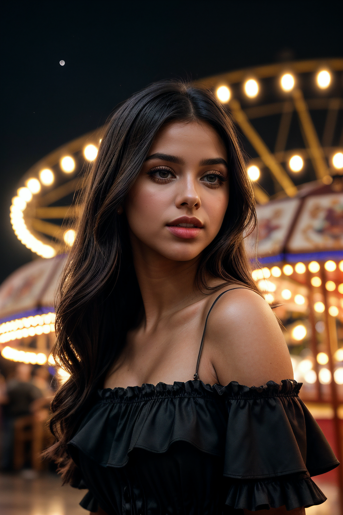 00128-perfect cinematic shoot of a beautiful woman (EPV4l3r14C4rruy0_.99), a woman standing at a amusement park, carousel, ferris whee-0000.png